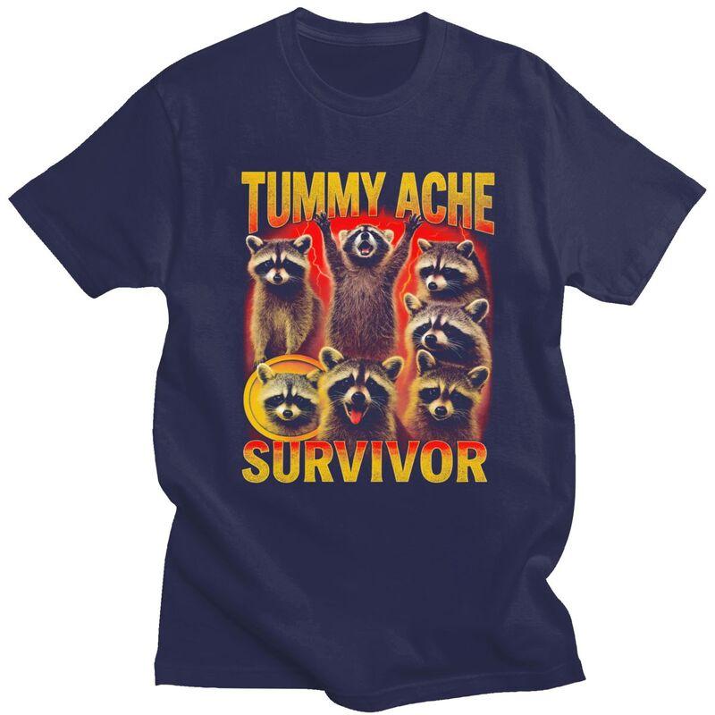 Men Tummy Ache Survivor Raccoon T Shirts Streetwear Short Sleeves 100 Cotton Tshirt Fashion Casual Design Graphic Tees Shirt 4XL
Men Tummy Ache Survivor Raccoon T Shirts Streetwear Short Sleeves 100 Cotton Tshirt Fashion Casual Design Graphic Tees Shirt 4XL