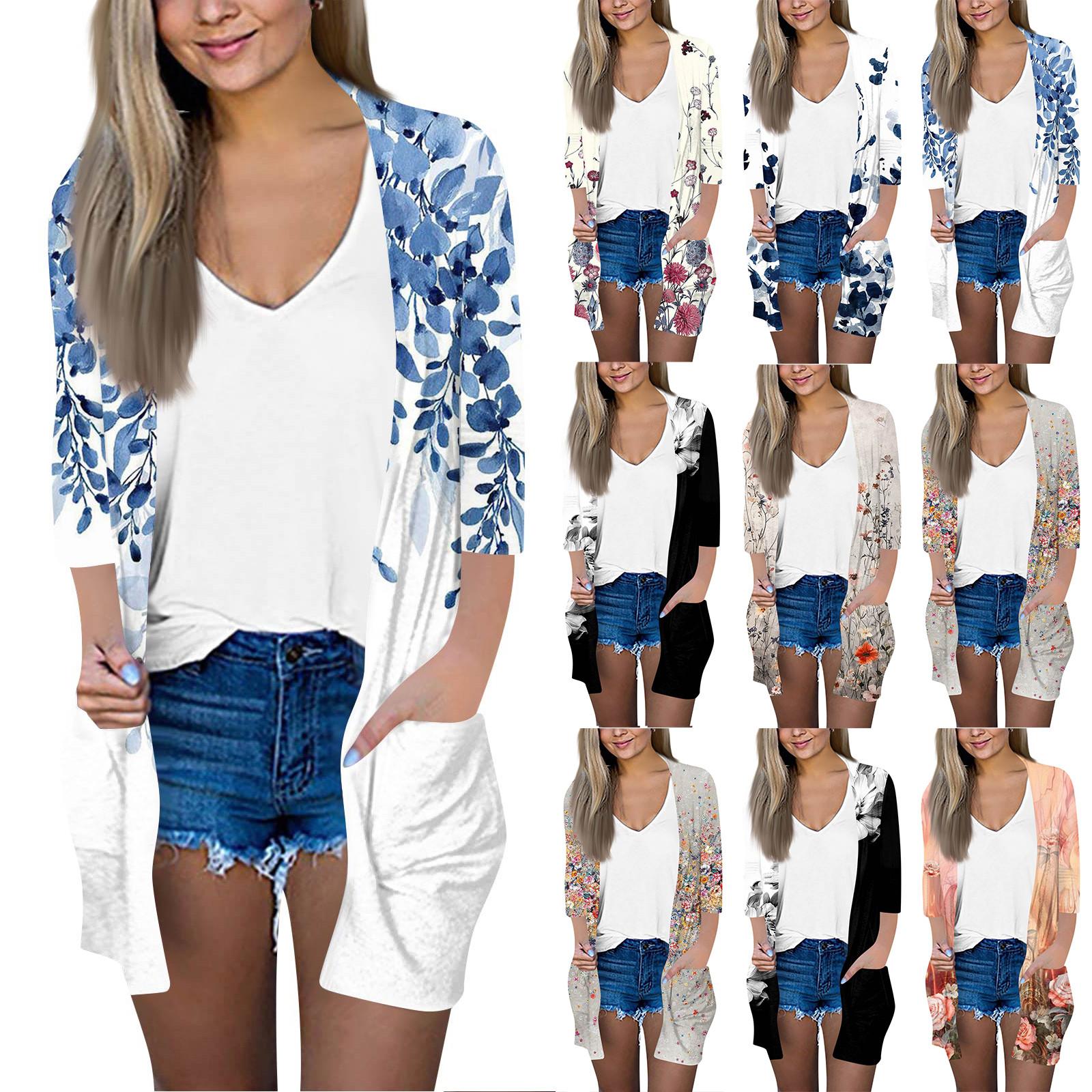 Women s Fashion Loose Casual Pocket Printed Cardigan Seven Sleeve Jacket Top XL рожевий
Women s Fashion Loose Casual Pocket Printed Cardigan Seven Sleeve Jacket Top XL рожевий