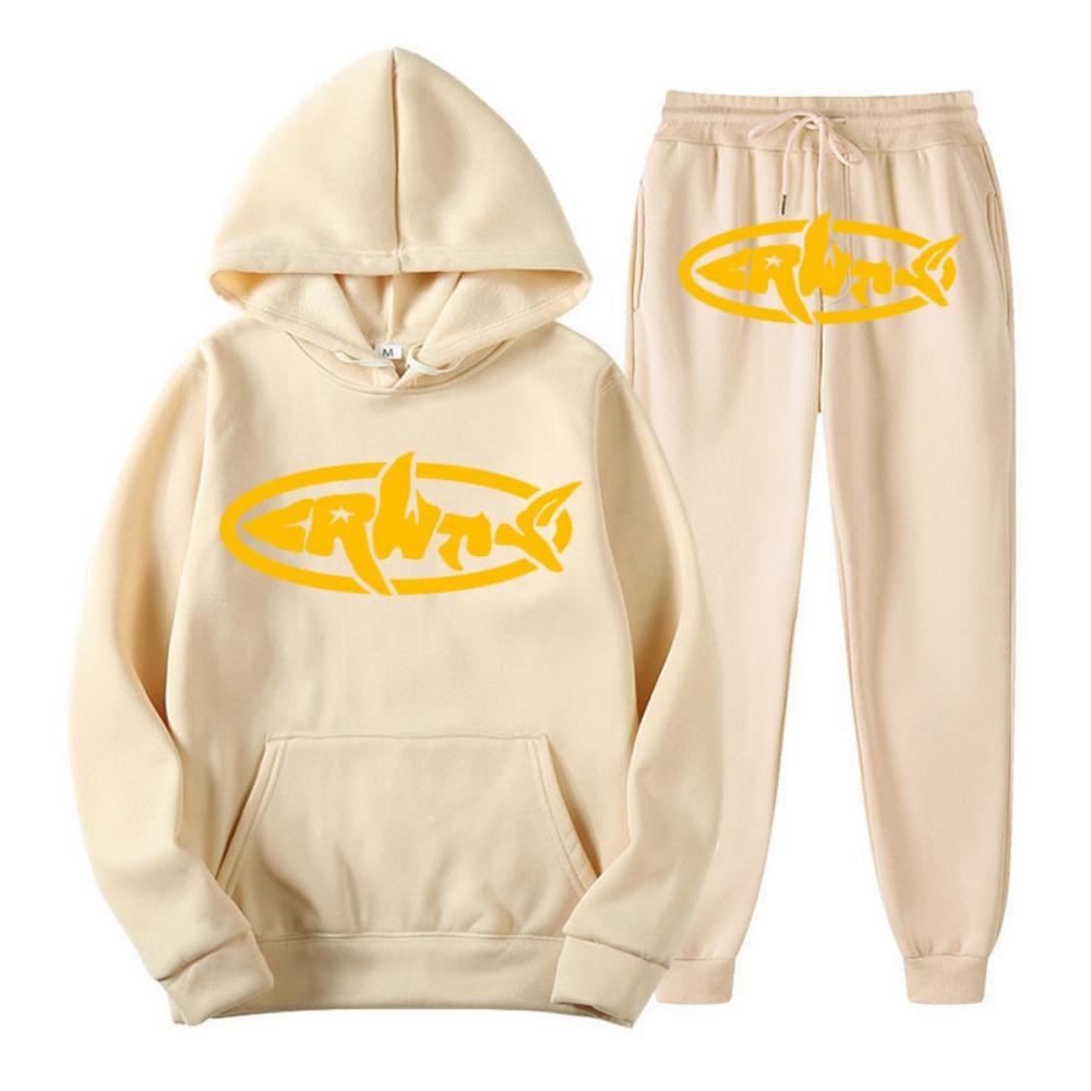 Spring and Autumn New Product CRUEHAWTS Letter Printed Hoodie Set for Men s Loose American Hip Hop Hoodie XL
Spring and Autumn New Product CRUEHAWTS Letter Printed Hoodie Set for Men s Loose American Hip Hop Hoodie XL
