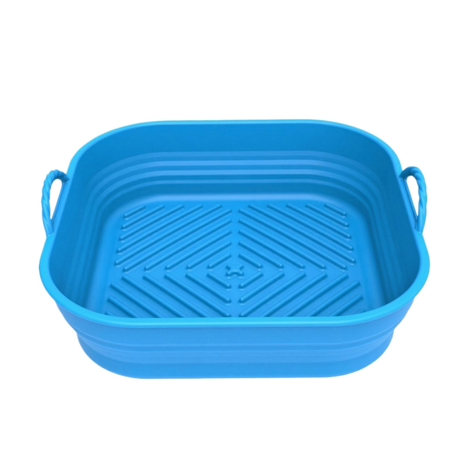 Foldable Square Silicone Baking Mat Liner Heat Resistant Food Grade Non Stick Air Fryer Bread Tray Insert one size синий
Foldable Square Silicone Baking Mat Liner Heat Resistant Food Grade Non Stick Air Fryer Bread Tray Insert one size синий