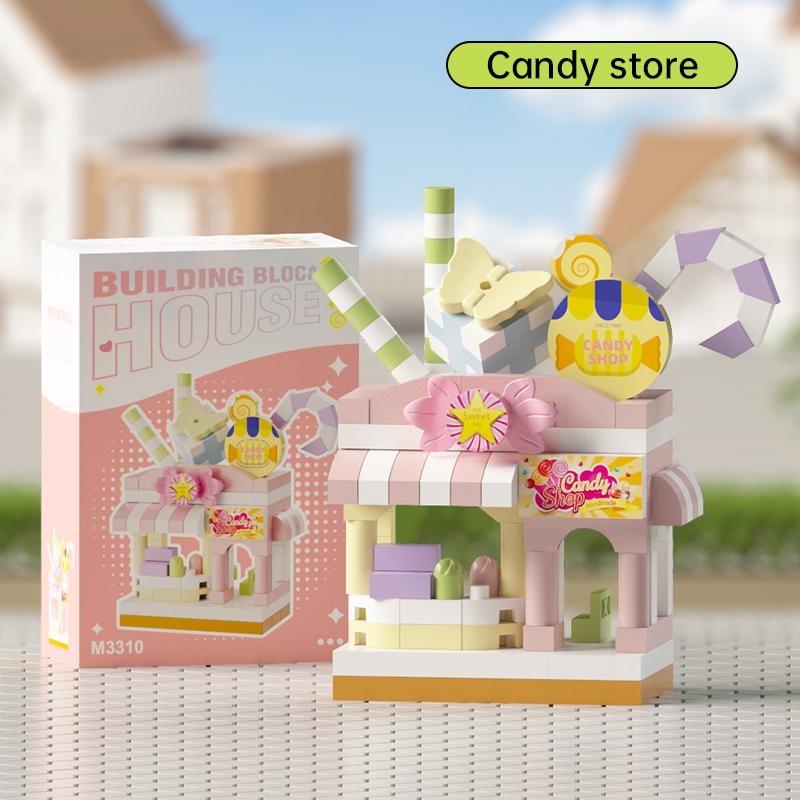 NEW Creative City Street View Building Block DIY Flower Shop Coffee Shop Fruit Cake House Assembly Toys Birthday Gifts For Kids with box
NEW Creative City Street View Building Block DIY Flower Shop Coffee Shop Fruit Cake House Assembly Toys Birthday Gifts For Kids with box