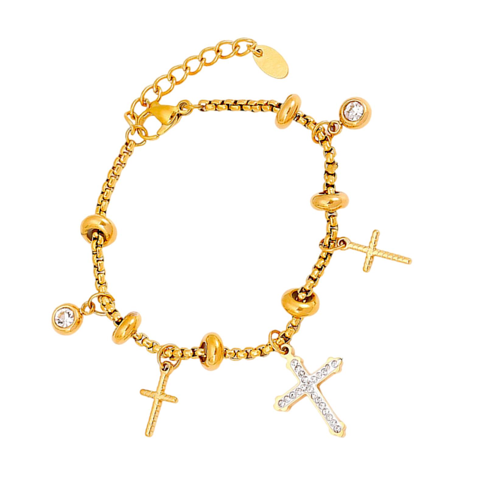 Stylish Titanium Steel Sun Moon Bracelet With Diamond Detailing 16cm+4cm Extender Chain Women Accessory
Stylish Titanium Steel Sun Moon Bracelet With Diamond Detailing 16cm+4cm Extender Chain Women Accessory