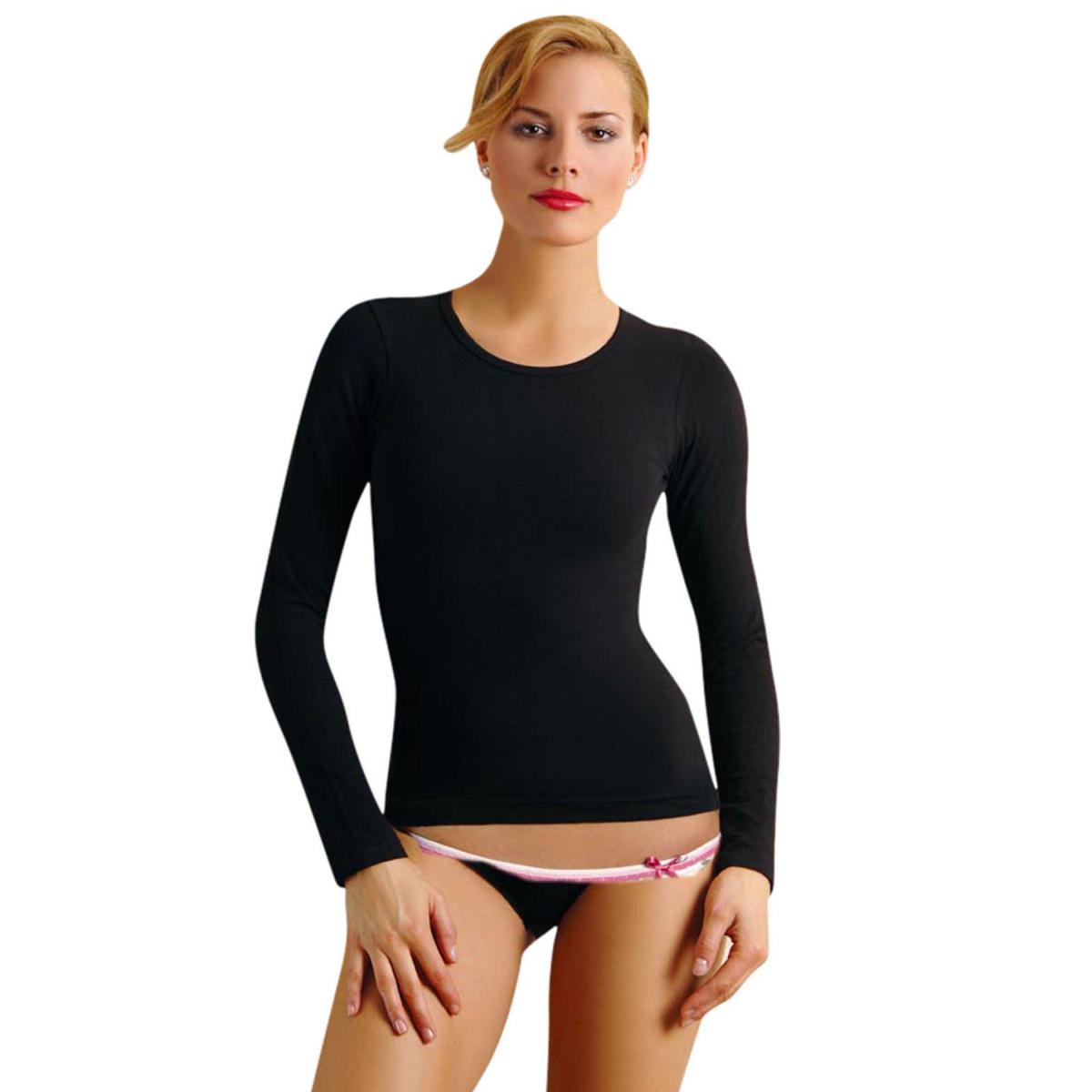 Боди Kalip 2142 с круглым вырезом и длинными рукавами
Боди Kalip 2142 с круглым вырезом и длинными рукавами