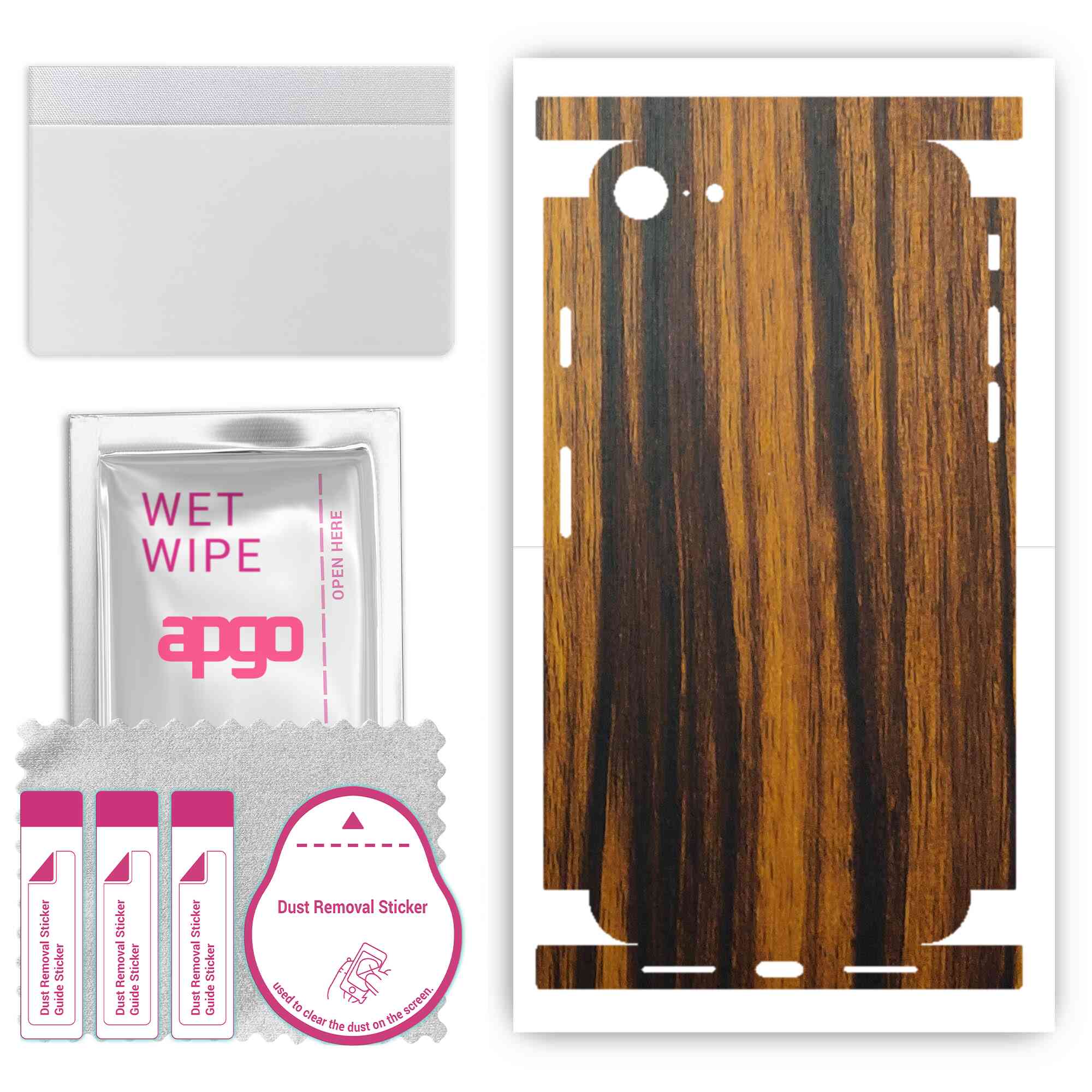 apgo Protective Skin Sticker for the back+sides compatible with Apple iPhone SE 2022, Full Wrap Film, Foil, Vinyl - Pattern Tigerwood
apgo Protective Skin Sticker for the back+sides compatible with Apple iPhone SE 2022, Full Wrap Film, Foil, Vinyl - Pattern Tigerwood