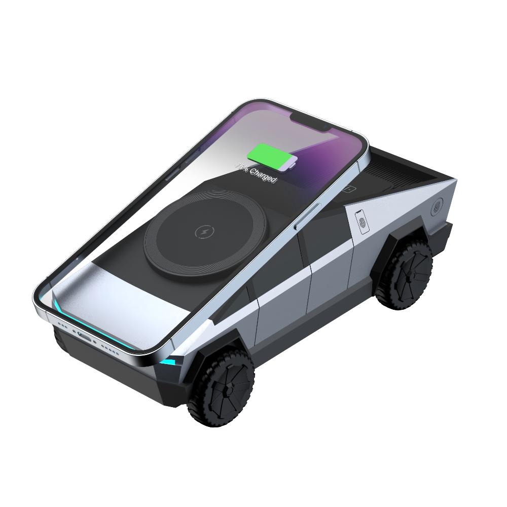 Desktop Cybertruck 3 in 1 Magnetic Fast Wireless Charger Phone Stand For IPhone 17-12 Pro Max Apple & Samsung Watch Airpods Pro
Desktop Cybertruck 3 in 1 Magnetic Fast Wireless Charger Phone Stand For IPhone 17-12 Pro Max Apple & Samsung Watch Airpods Pro