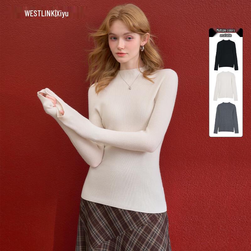 Westlink Women s Basic Semi-High Neck Sweater M
Westlink Women s Basic Semi-High Neck Sweater M