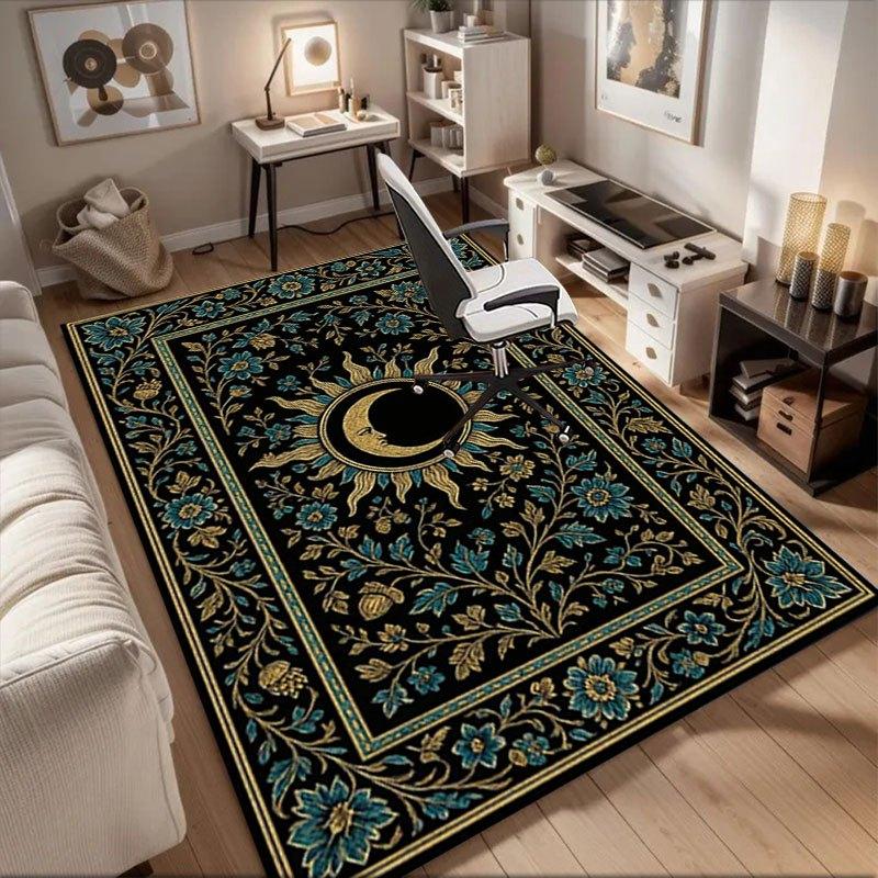 Bohemian Moon & Sun Tapestry: Floral Wall Hanging for Home Decor Office Mat Home Decor Office Desk Chair Rugs Chair Carpet for office Chair 60cm by 90cm
Bohemian Moon & Sun Tapestry: Floral Wall Hanging for Home Decor Office Mat Home Decor Office Desk Chair Rugs Chair Carpet for office Chair 60cm by 90cm