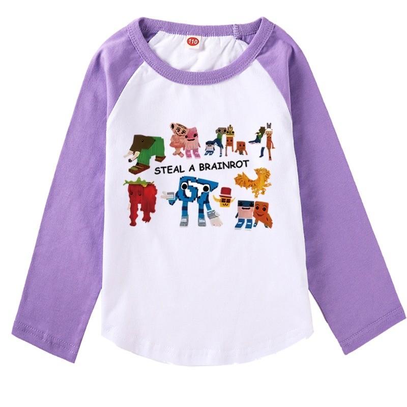 9191 Kids Girls Steal a Brainrot 67 Six Seven Print Raglan Long Sleeves Cotton T-Shirt 170cm
9191 Kids Girls Steal a Brainrot 67 Six Seven Print Raglan Long Sleeves Cotton T-Shirt 170cm