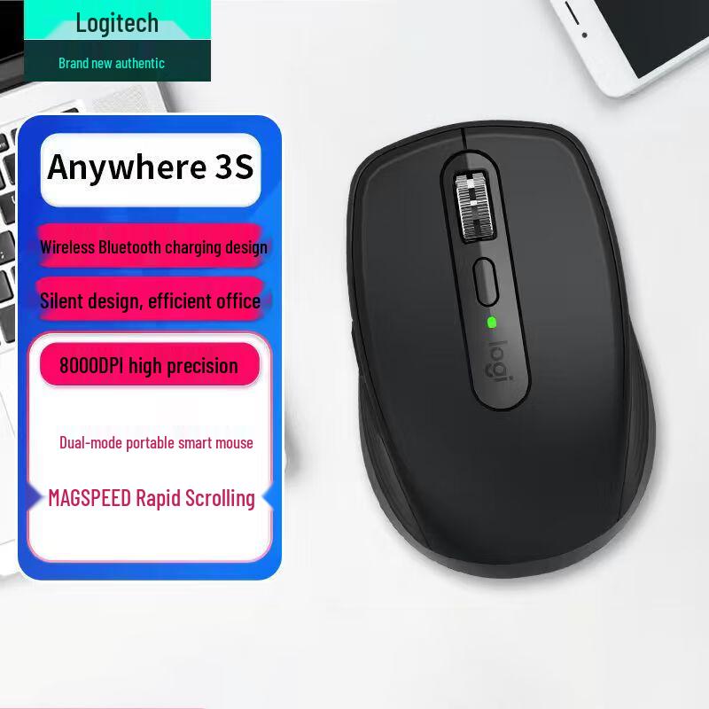 Бездротова миша Logitech MX Anywhere 3S (тиха)
Бездротова миша Logitech MX Anywhere 3S (тиха)