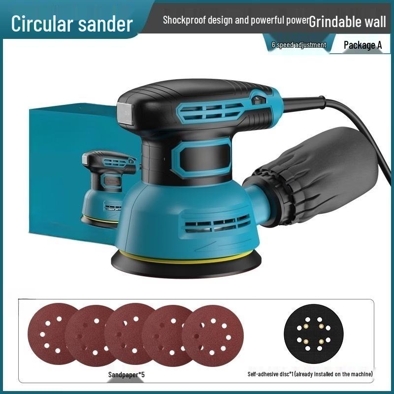 TURBOSUN Random Orbital Sander CN plug (adapter included)
TURBOSUN Random Orbital Sander CN plug (adapter included)