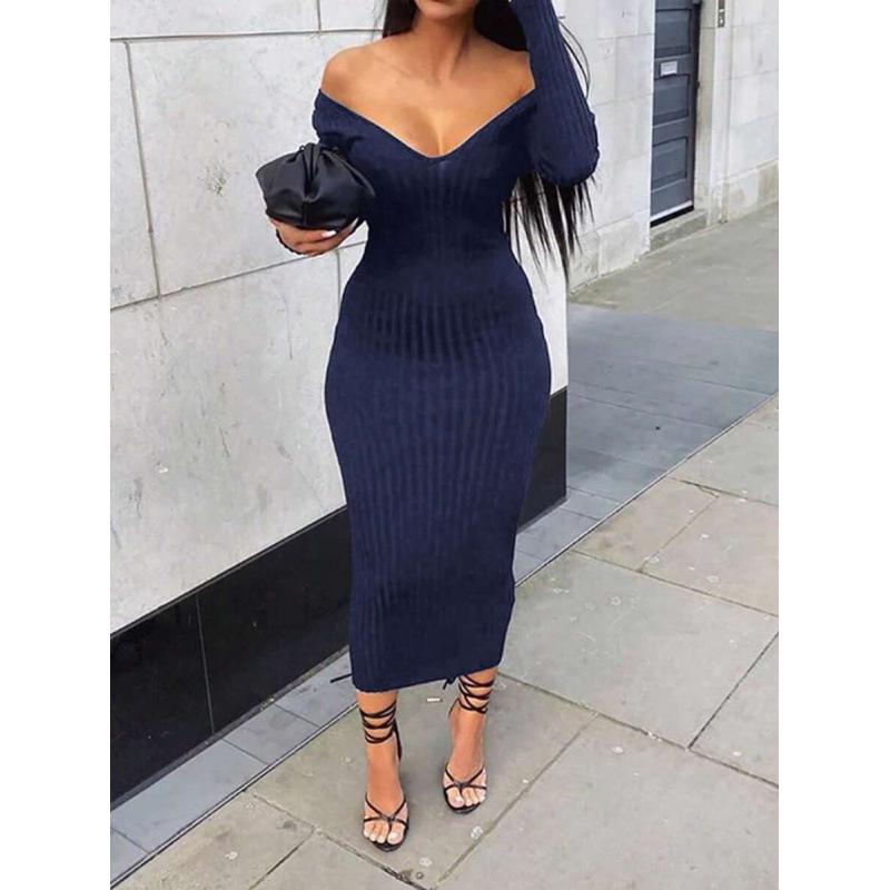 Slim V-neck Maternity Dress - Cross-Border Fast Delivery L синій
Slim V-neck Maternity Dress - Cross-Border Fast Delivery L синій