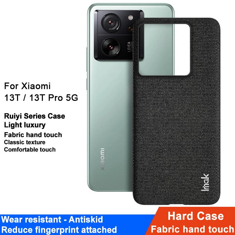 IMAK Ruiyi Series for Xiaomi 13T/13T Pro Case Cloth Texture PU Leather+PC Phone Cover Dark Grey
IMAK Ruiyi Series for Xiaomi 13T/13T Pro Case Cloth Texture PU Leather+PC Phone Cover Dark Grey