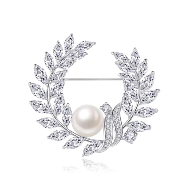 Fashion Temperament Crystal Pearl Brooches For Women Clothing Coat Jewelry Accessries Gift серебряный
Fashion Temperament Crystal Pearl Brooches For Women Clothing Coat Jewelry Accessries Gift серебряный
