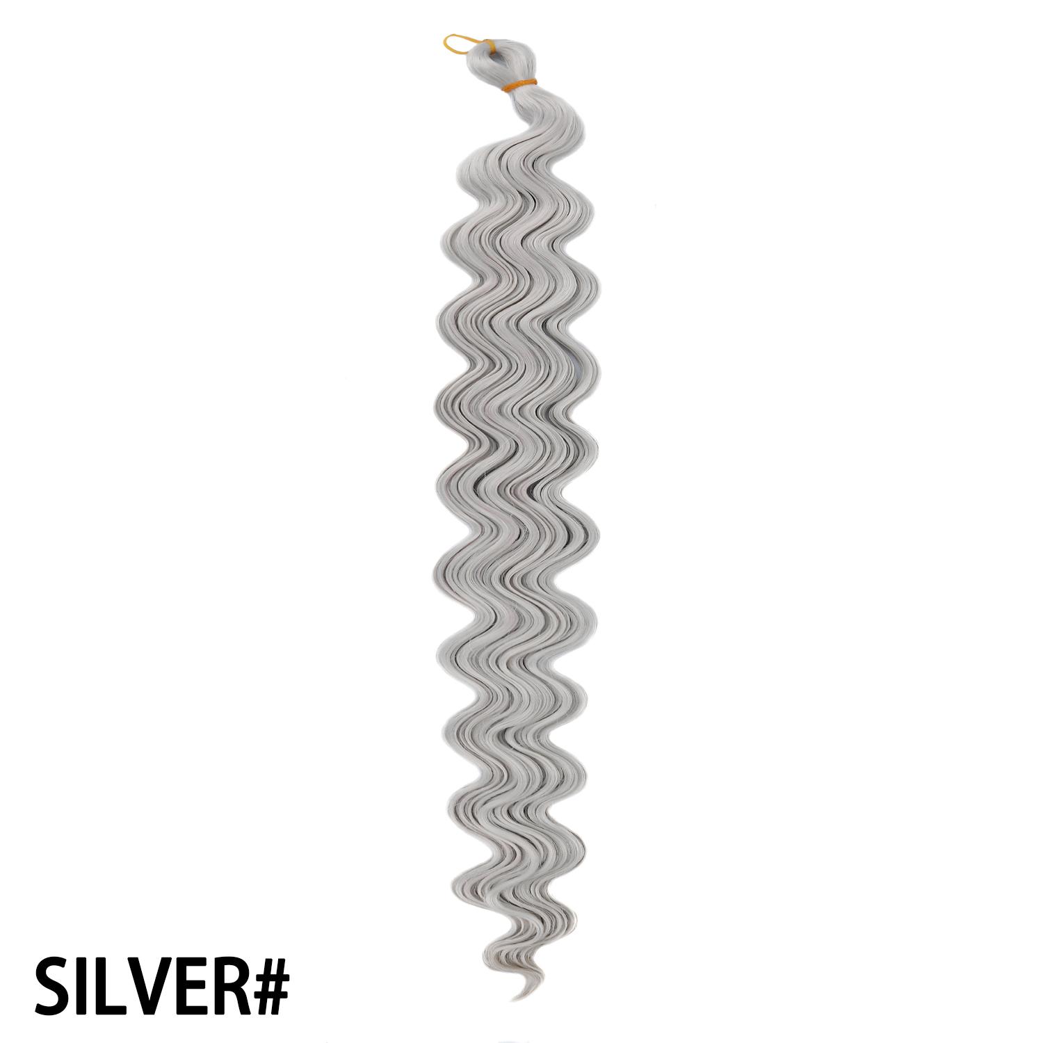 Crochet Hair 30inch 150g Boho Curly Wavy Braiding Hair Deep Water Ocean Wave Synthetic Bohemian Crochet Braids
Crochet Hair 30inch 150g Boho Curly Wavy Braiding Hair Deep Water Ocean Wave Synthetic Bohemian Crochet Braids