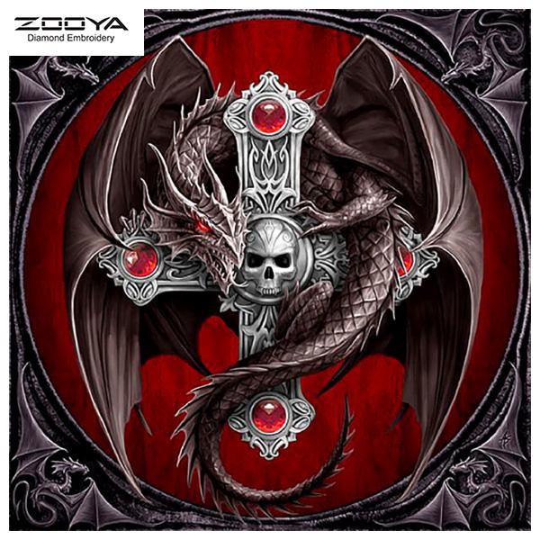 ZOOYA DIY 3D круглая алмазная картина Дракон Вышивка Крест ремесло Стежок Домашний декор
ZOOYA DIY 3D круглая алмазная картина Дракон Вышивка Крест ремесло Стежок Домашний декор