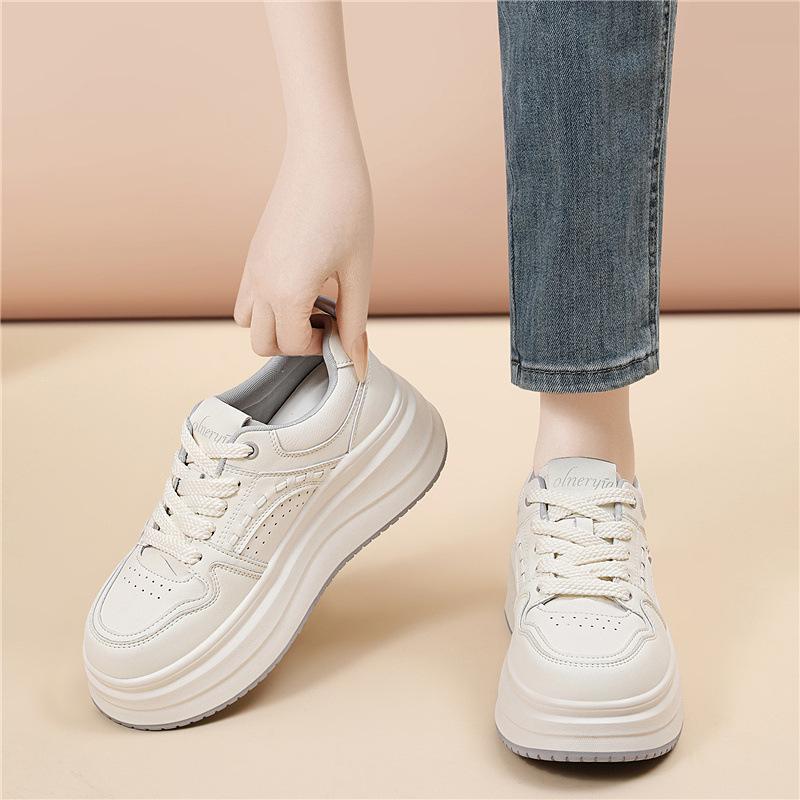 Korean version of thick-soled small man simple casual daily muffin fashionable casual shoes board shoes white shoes women s shoes 40
Korean version of thick-soled small man simple casual daily muffin fashionable casual shoes board shoes white shoes women s shoes 40
