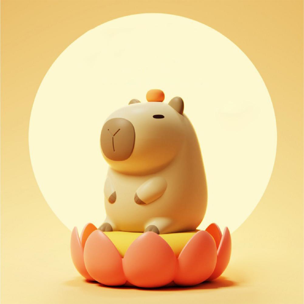 Capybara Night Light Cartoon Pat Light 2 Gear Silicone Sleeping Light USB Charging Dimmable Bedside Lamp for Kids Room United States
Capybara Night Light Cartoon Pat Light 2 Gear Silicone Sleeping Light USB Charging Dimmable Bedside Lamp for Kids Room United States