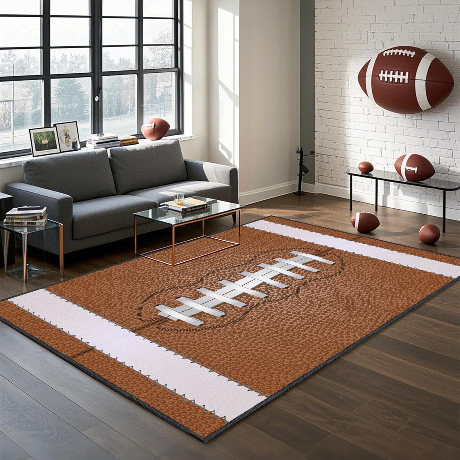Football Rug for Bedroom–Non Slip 3 x5 Football Field Rugs for Living Room and Sport Room Decor 100cm x 120cm
Football Rug for Bedroom–Non Slip 3 x5 Football Field Rugs for Living Room and Sport Room Decor 100cm x 120cm