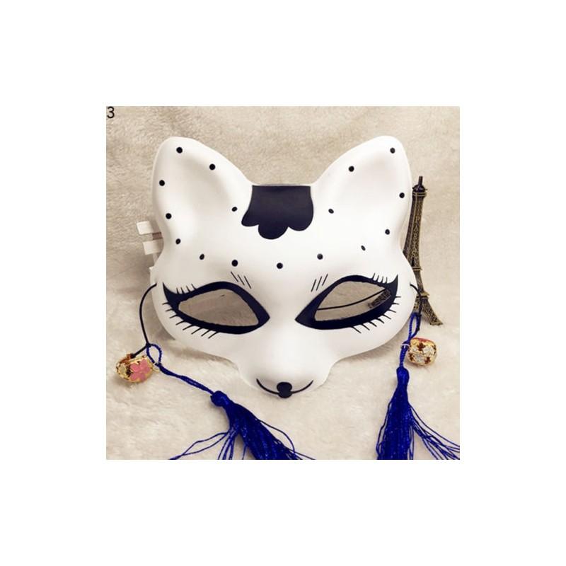 Красиво расписанная вручную маска кицунэ с дизайном японского аниме для косплея и Хэллоуина 3
Красиво расписанная вручную маска кицунэ с дизайном японского аниме для косплея и Хэллоуина 3