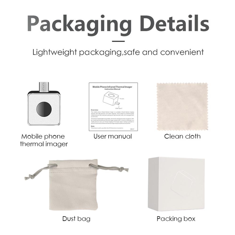 NOYAFA NF-583 USB C ИК-инфракрасный тепловизор Мини-тепловизор для смартфона с
NOYAFA NF-583 USB C ИК-инфракрасный тепловизор Мини-тепловизор для смартфона с