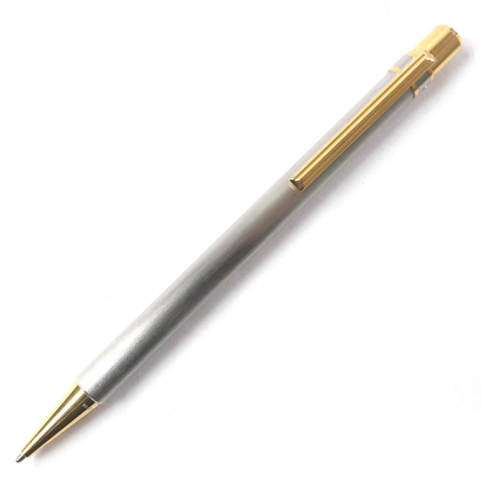 Great Cartier Ballpoint pen Love de Cartier Engraved logo Twist style Silver gold mens Used
Great Cartier Ballpoint pen Love de Cartier Engraved logo Twist style Silver gold mens Used