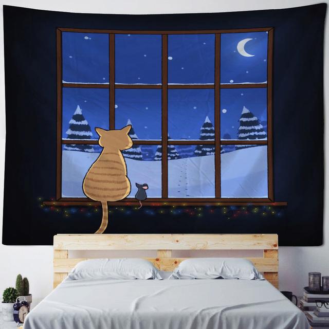 Рождественская елка Снеговик Гобелен Настенный Дед Мороз Мультфильм Картина Маслом Комната Рождественское Украшение Хиппи Украшение Дома 90x75cm
Рождественская елка Снеговик Гобелен Настенный Дед Мороз Мультфильм Картина Маслом Комната Рождественское Украшение Хиппи Украшение Дома 90x75cm