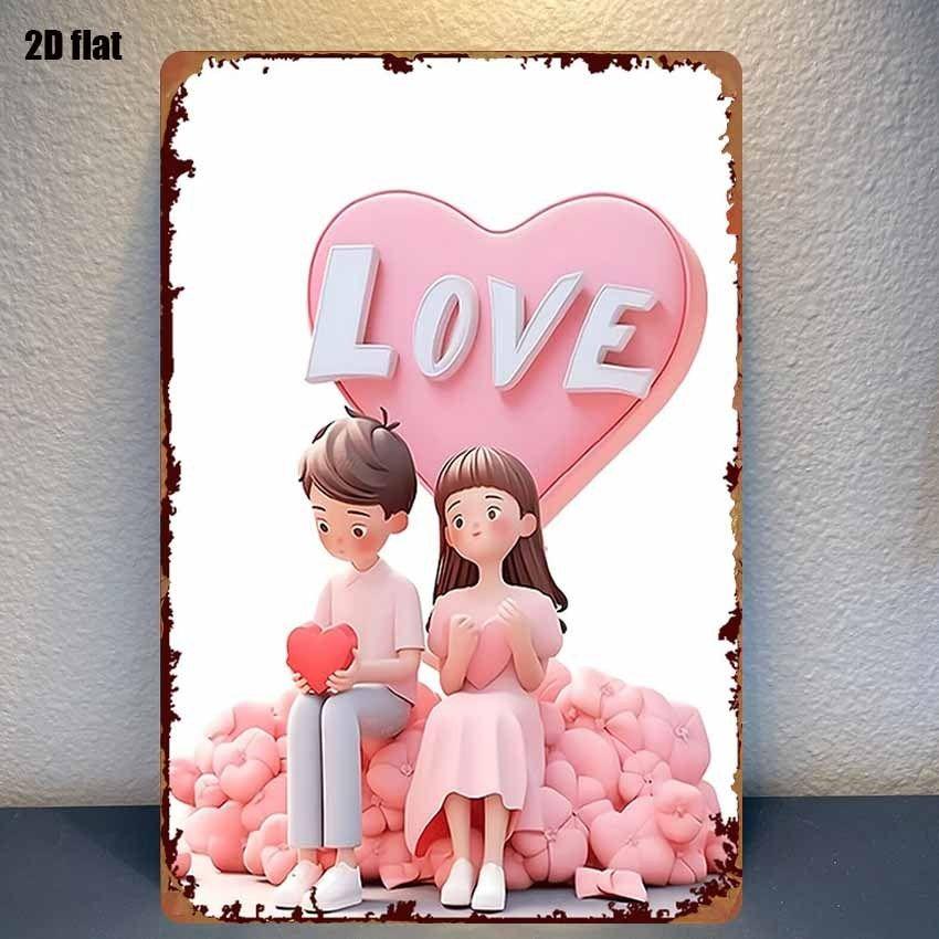 Vintage Valentine s Day Metal Decorative Painting Gift for Couples Bedroom Living Room Cafe
Vintage Valentine s Day Metal Decorative Painting Gift for Couples Bedroom Living Room Cafe