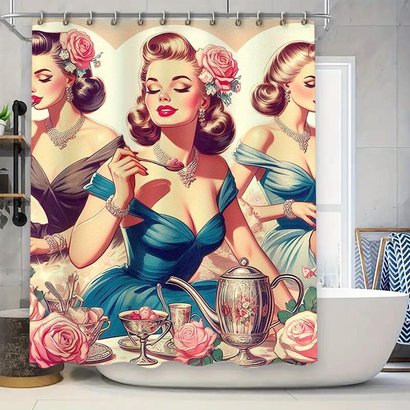 Vibrant Floral Shower Curtain: Bathroom Decor With Greenery Butterflies In White, Orange, Blue, Yellow Polyester Fabric For Wate W60H190(CM)-1 Pcs
Vibrant Floral Shower Curtain: Bathroom Decor With Greenery Butterflies In White, Orange, Blue, Yellow Polyester Fabric For Wate W60H190(CM)-1 Pcs
