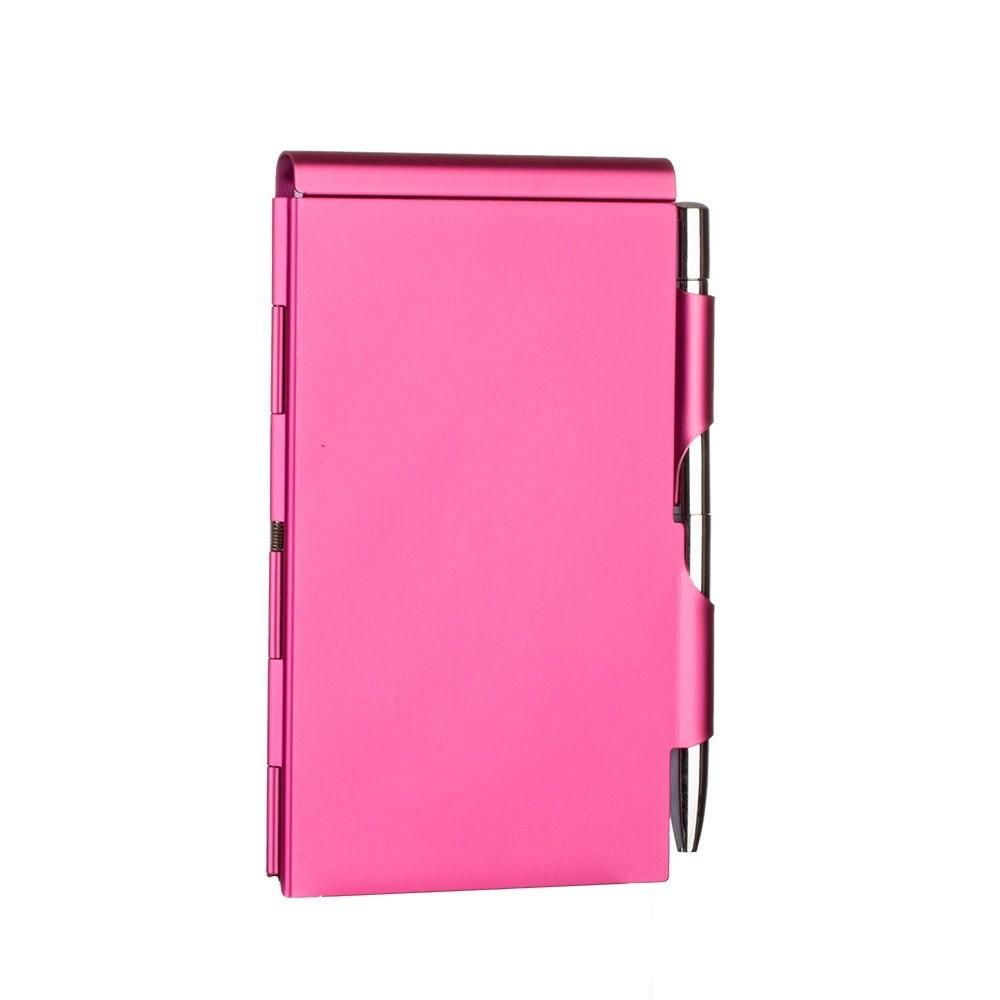 Portable Aluminum Notepad with Memo Pads Pocket Office Memo Pad Durable with Pen Clamshell Notebook Student School рожевий червоний колір
Portable Aluminum Notepad with Memo Pads Pocket Office Memo Pad Durable with Pen Clamshell Notebook Student School рожевий червоний колір