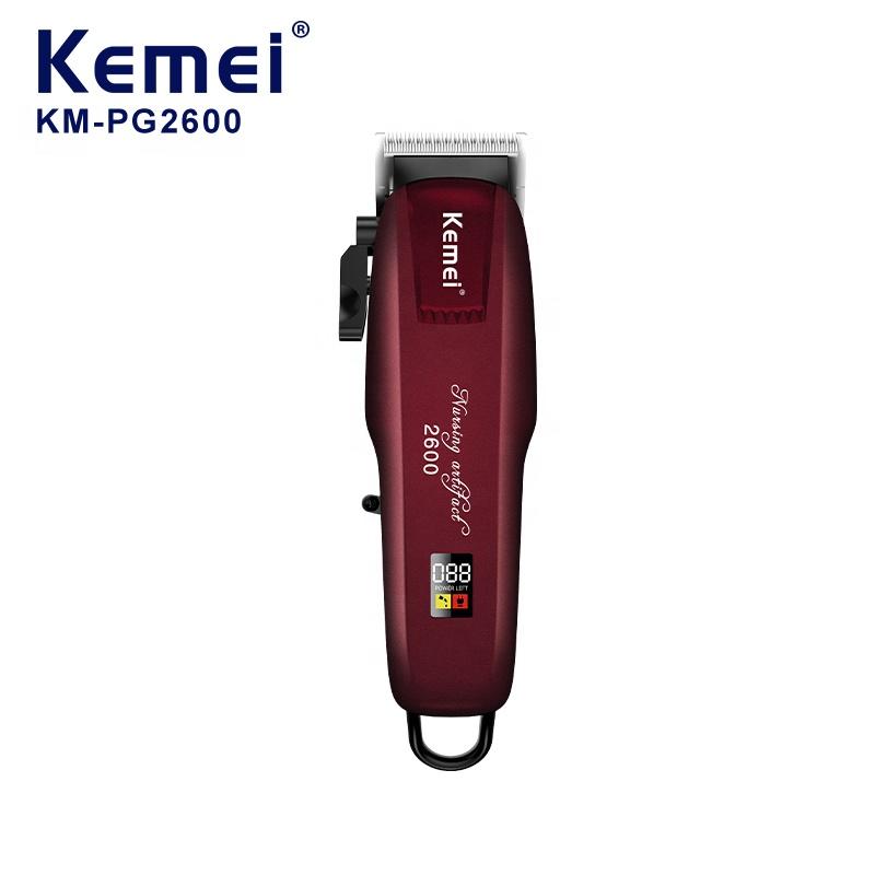 Kemei Km-PG2600 USB-зарядка с цифровым дисплеем, триммер для волос, регулируемая электрическая машинка для стрижки волос, перезаряжаемые машинки для стрижки
Kemei Km-PG2600 USB-зарядка с цифровым дисплеем, триммер для волос, регулируемая электрическая машинка для стрижки волос, перезаряжаемые машинки для стрижки