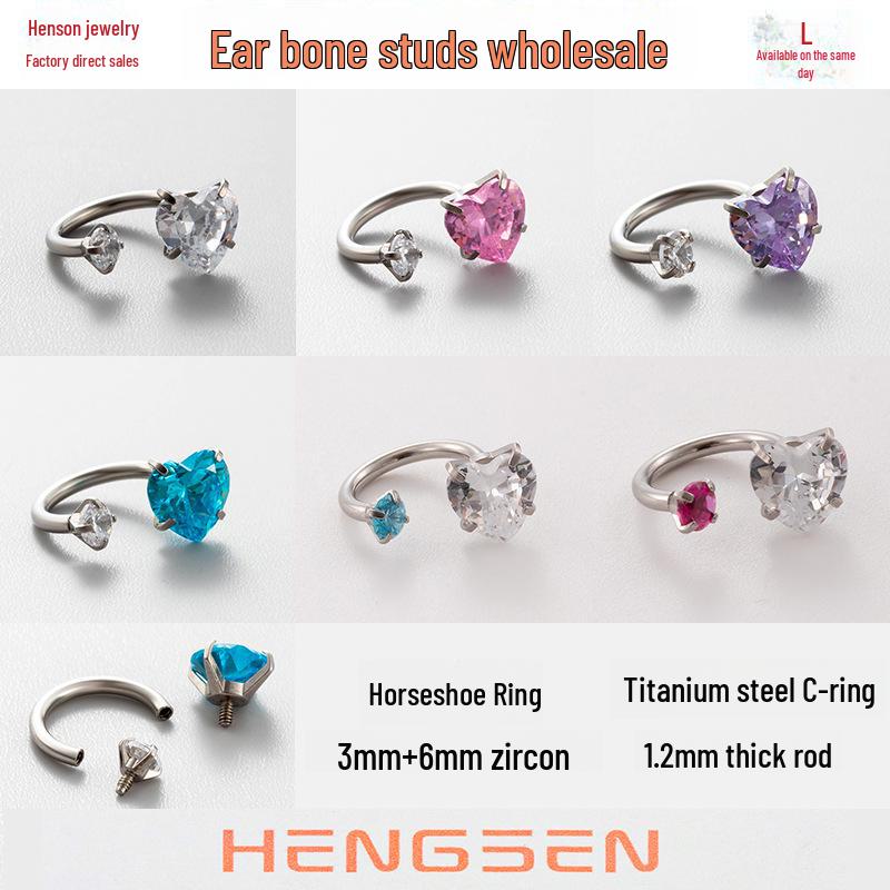 Henson Titanium Steel Horseshoe Hoop Earrings with Double Diamond Heart Design - Fade-Resistant, High-End, Niche.
Henson Titanium Steel Horseshoe Hoop Earrings with Double Diamond Heart Design - Fade-Resistant, High-End, Niche.