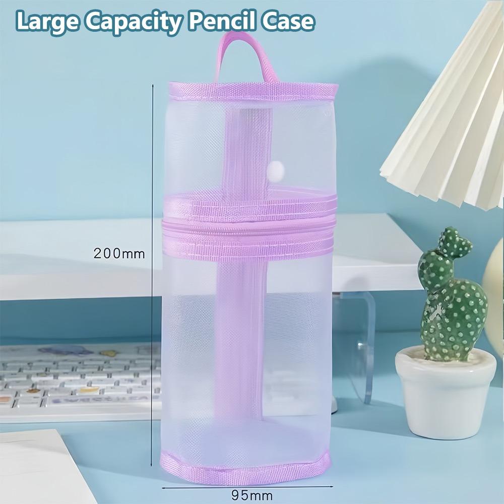 Сітчастий пенал подвійного призначення, сумка для канцелярського приладдя, простий пенал, сумка для ручок, студенти фіолетовий
Сітчастий пенал подвійного призначення, сумка для канцелярського приладдя, простий пенал, сумка для ручок, студенти фіолетовий