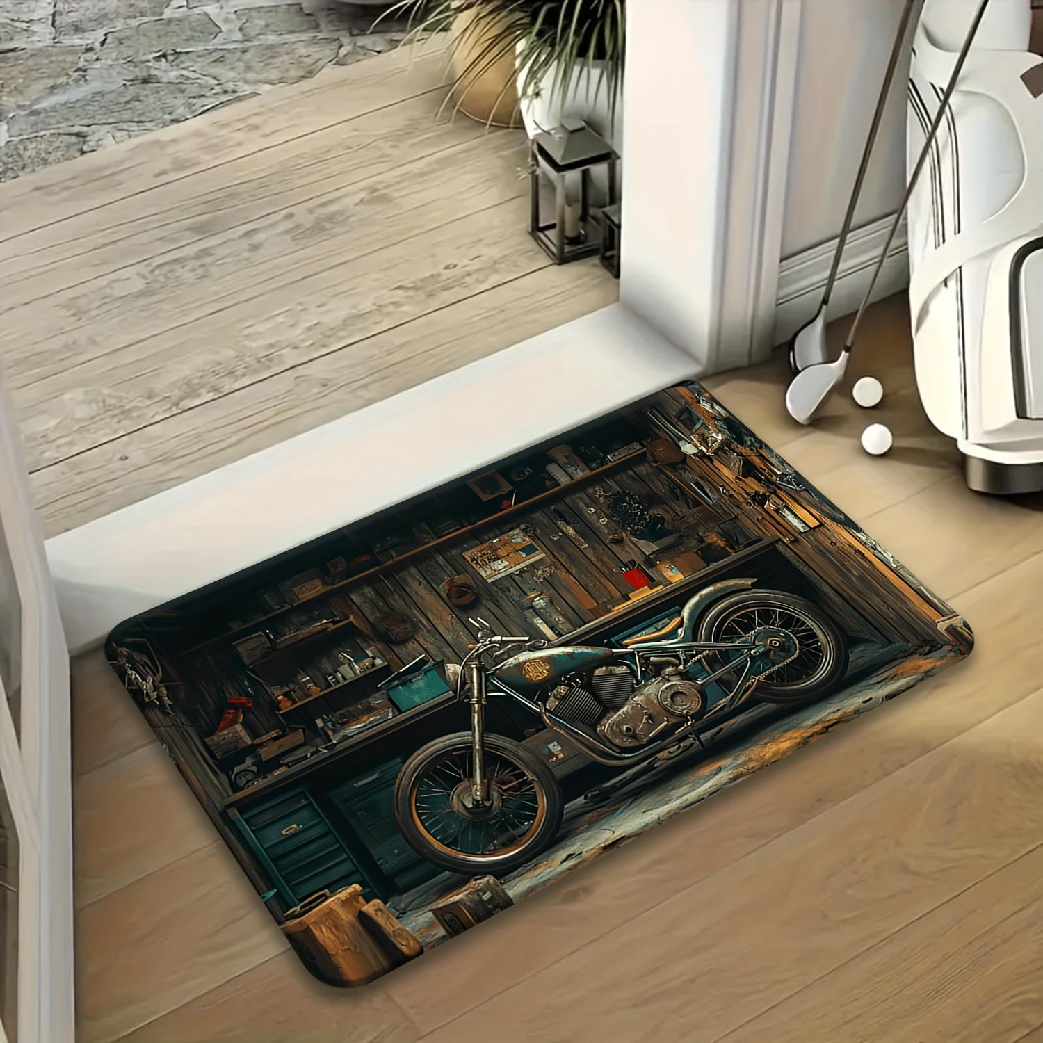 2D Vintage Red Motorcycle Doormat Retro Bike Design for Front Door Entryway Non Slip Durable Floor Mat Perfect Gift 40x60cm
2D Vintage Red Motorcycle Doormat Retro Bike Design for Front Door Entryway Non Slip Durable Floor Mat Perfect Gift 40x60cm