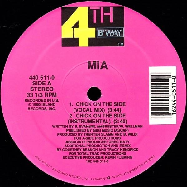 12inch Record MIA - Chick On The Side 4405110 4th & Broadway 1990 US Rap & Hip-Hop/R&B Used
12inch Record MIA - Chick On The Side 4405110 4th & Broadway 1990 US Rap & Hip-Hop/R&B Used