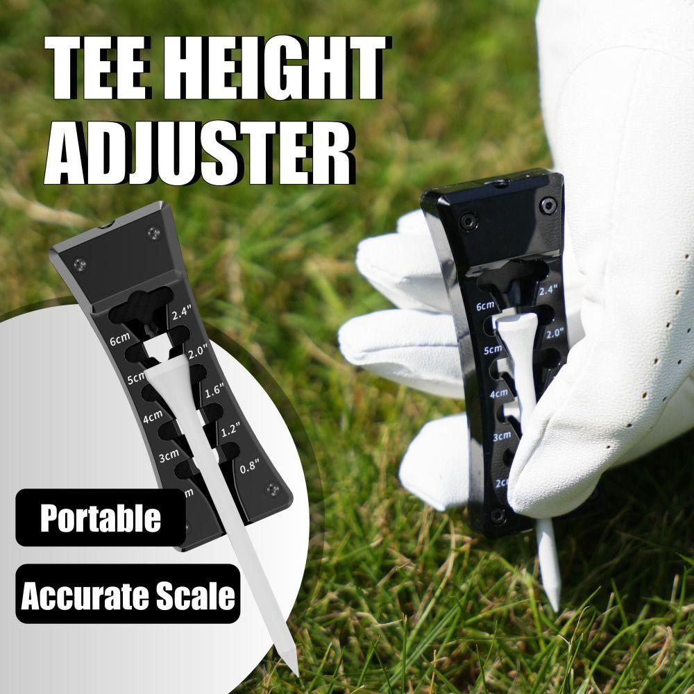 Precision Tee Height Setter Golf Tee Height Adjuster Tool Golf Holder for Golf Tee Height Setup чорний
Precision Tee Height Setter Golf Tee Height Adjuster Tool Golf Holder for Golf Tee Height Setup чорний
