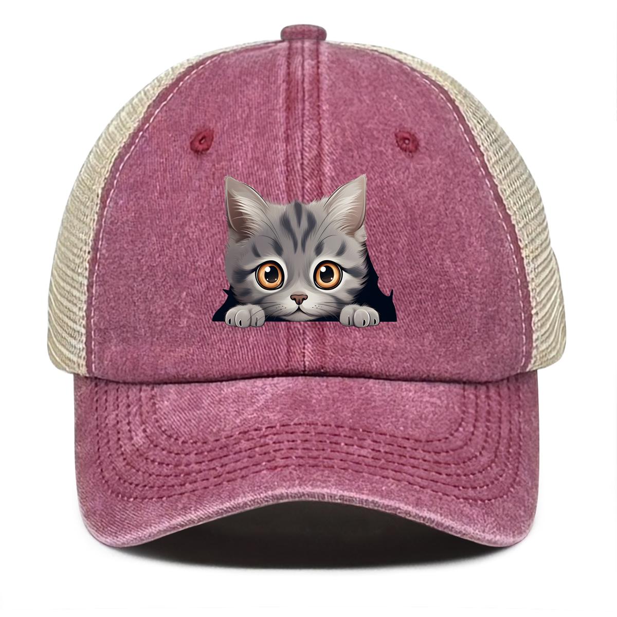 Lovely Cat Snapback Baseball Hat Cute Animals Hats For Woman Breathable Unisex Adjustable Baseball Cap Perfect For Street Style
Lovely Cat Snapback Baseball Hat Cute Animals Hats For Woman Breathable Unisex Adjustable Baseball Cap Perfect For Street Style