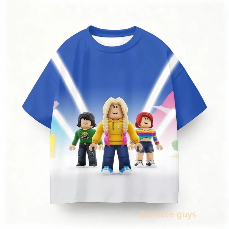 Boys Clothes Girls Kids Roblox Summer Game Anime T-shirt Summer Tops 100
Boys Clothes Girls Kids Roblox Summer Game Anime T-shirt Summer Tops 100