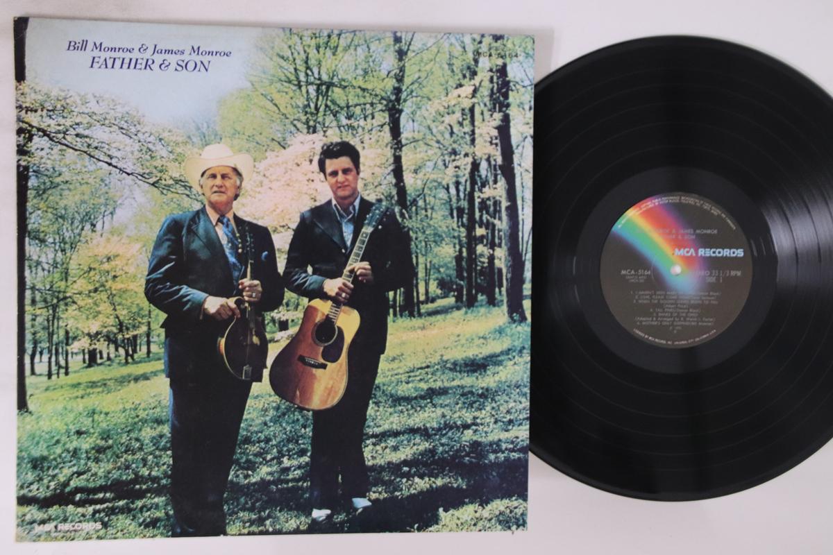LP Record BILL MONROE, JAMES MONROE - Father & Son MCA5164 MCA Japan Country Used 
LP Record BILL MONROE, JAMES MONROE - Father & Son MCA5164 MCA Japan Country Used