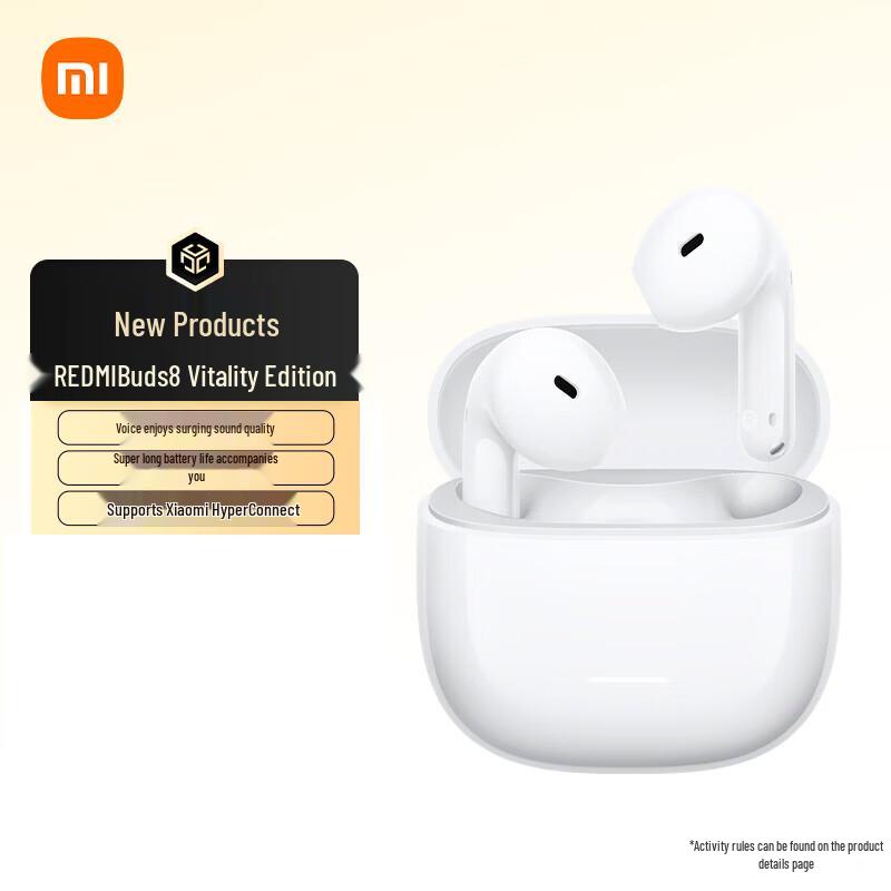 Redmi Buds 8 Vitality Edition True Wireless Earbuds
Redmi Buds 8 Vitality Edition True Wireless Earbuds