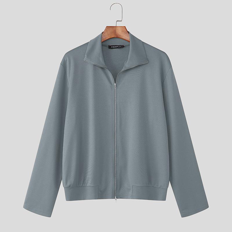 INCERUN Осень Зима Мужские Толстовки с Длинным Рукавом Однотонные на Молнии Повседневные Топы 5XL серый
INCERUN Осень Зима Мужские Толстовки с Длинным Рукавом Однотонные на Молнии Повседневные Топы 5XL серый