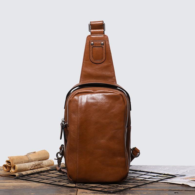Vintage Leather Men s Bag Handmade Vegetable Tanned Cowhide Chest Large Capacity Shoulder Sports Crossbody Backpack
Vintage Leather Men s Bag Handmade Vegetable Tanned Cowhide Chest Large Capacity Shoulder Sports Crossbody Backpack