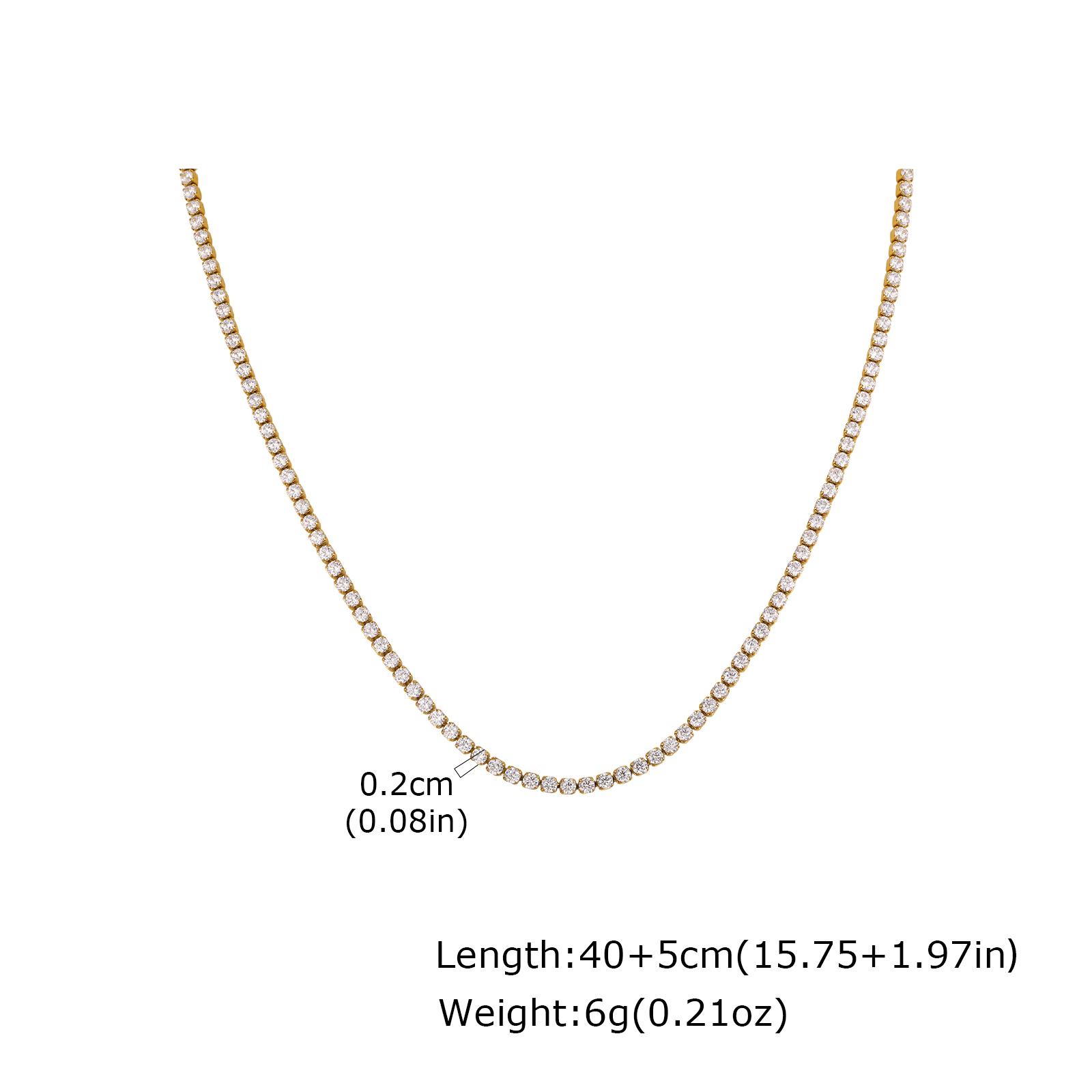 Vnox Stainless Steel Gold Plated Romantic Iced Out AAAAA Cubic Zirconia Chain Necklace, Hip Hop CZ Stones Luxury Neklace Jewelry
Vnox Stainless Steel Gold Plated Romantic Iced Out AAAAA Cubic Zirconia Chain Necklace, Hip Hop CZ Stones Luxury Neklace Jewelry