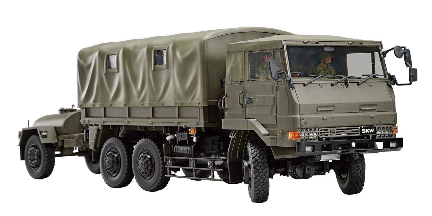 Aoshima Bunka Kyozaisha 135 Military Model Kit Series No.3 3 12t Truck (SKW-476) wOutdoor Cooker No. 1 (22nd Edition) & 1t Water Tank Trailer Plastic
Aoshima Bunka Kyozaisha 135 Military Model Kit Series No.3 3 12t Truck (SKW-476) wOutdoor Cooker No. 1 (22nd Edition) & 1t Water Tank Trailer Plastic