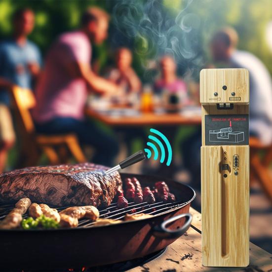 Совместимый с Bluetooth беспроводной термометр для мяса для приготовления пищи на гриле водонепроницаемый пищевой термометр для духовки с зондом Smart App перезаряжаемый термометр для барбекю Sets
Совместимый с Bluetooth беспроводной термометр для мяса для приготовления пищи на гриле водонепроницаемый пищевой термометр для духовки с зондом Smart App перезаряжаемый термометр для барбекю Sets