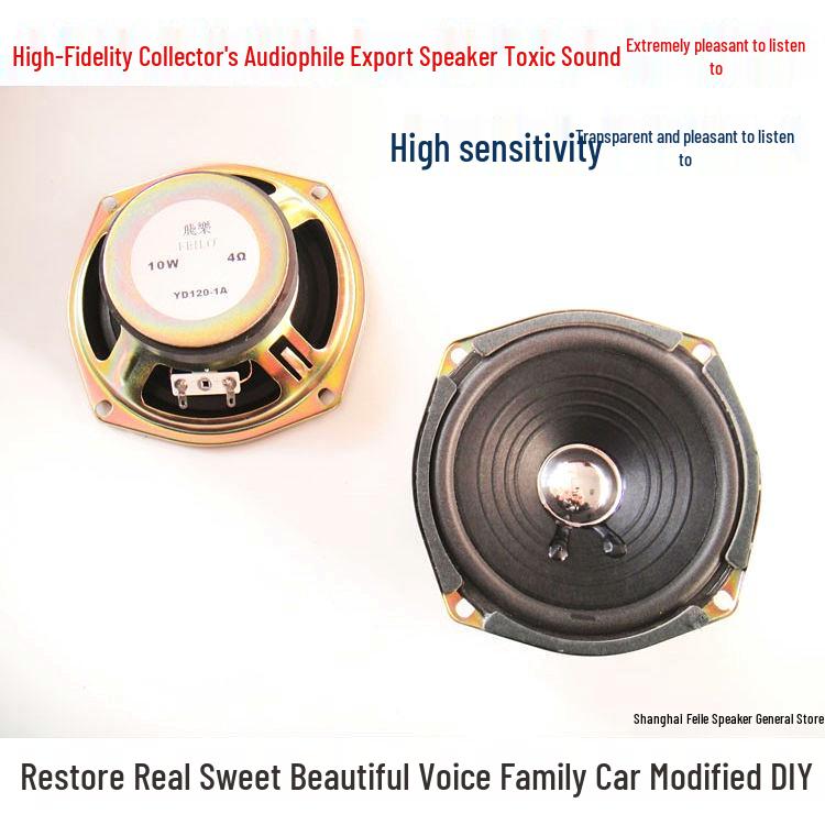 Feile Export 5 Audiophile Full-Range Speaker for Home & Car Audio
Feile Export 5 Audiophile Full-Range Speaker for Home & Car Audio