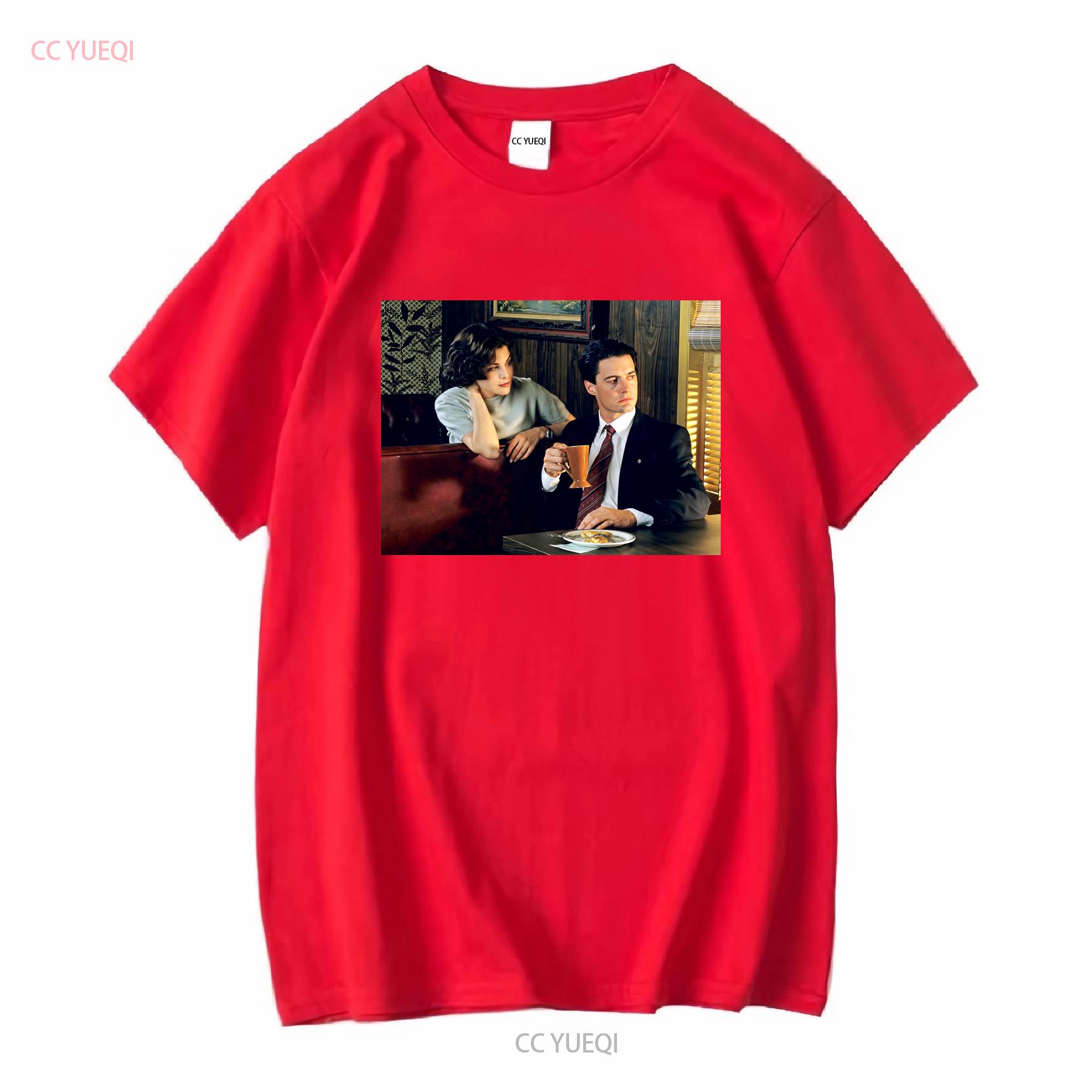 Twin Peaks 1990 Horror Movie T Shirt Dale Cooper and Audrey Horne 90s TV Classic For Fans Halloween long or short sleeves S
Twin Peaks 1990 Horror Movie T Shirt Dale Cooper and Audrey Horne 90s TV Classic For Fans Halloween long or short sleeves S