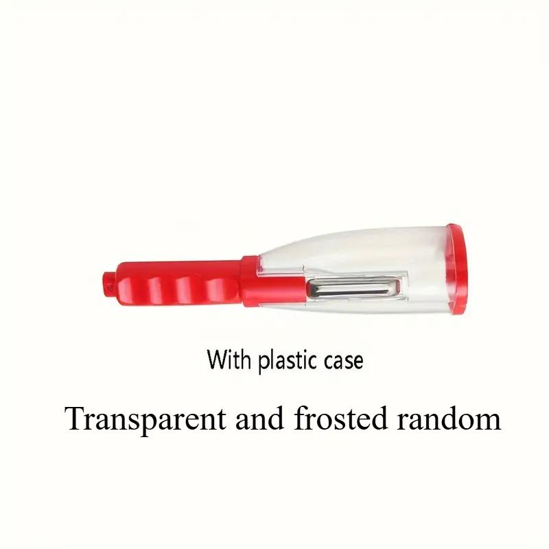 1pc Stainless Steel Multifunctional Storage Type Peeler for Vegetables and Fruits - Ideal for Outdoor Kitchen Use and Camping Essentials
1pc Stainless Steel Multifunctional Storage Type Peeler for Vegetables and Fruits - Ideal for Outdoor Kitchen Use and Camping Essentials