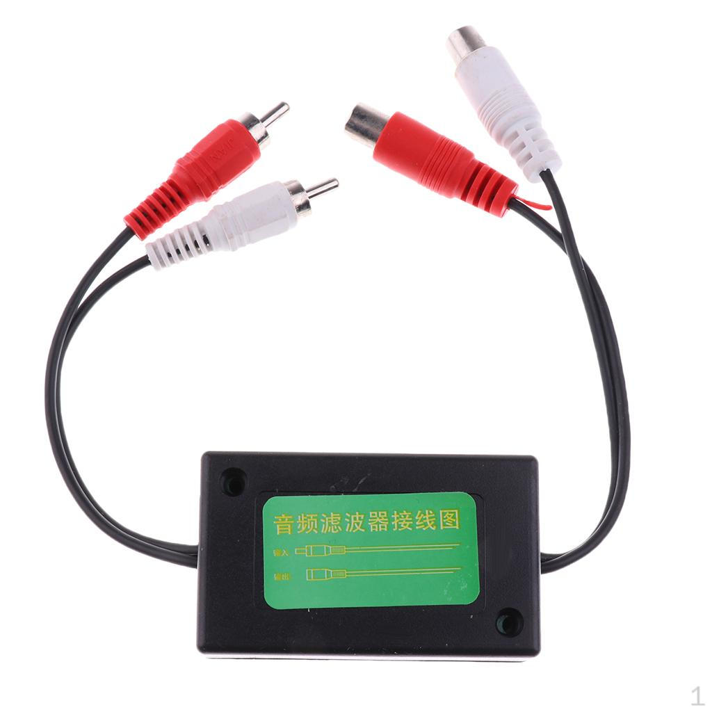 2 Channel Audio Noise Filter Ground Loop Isolator for Car Home Stereo
2 Channel Audio Noise Filter Ground Loop Isolator for Car Home Stereo