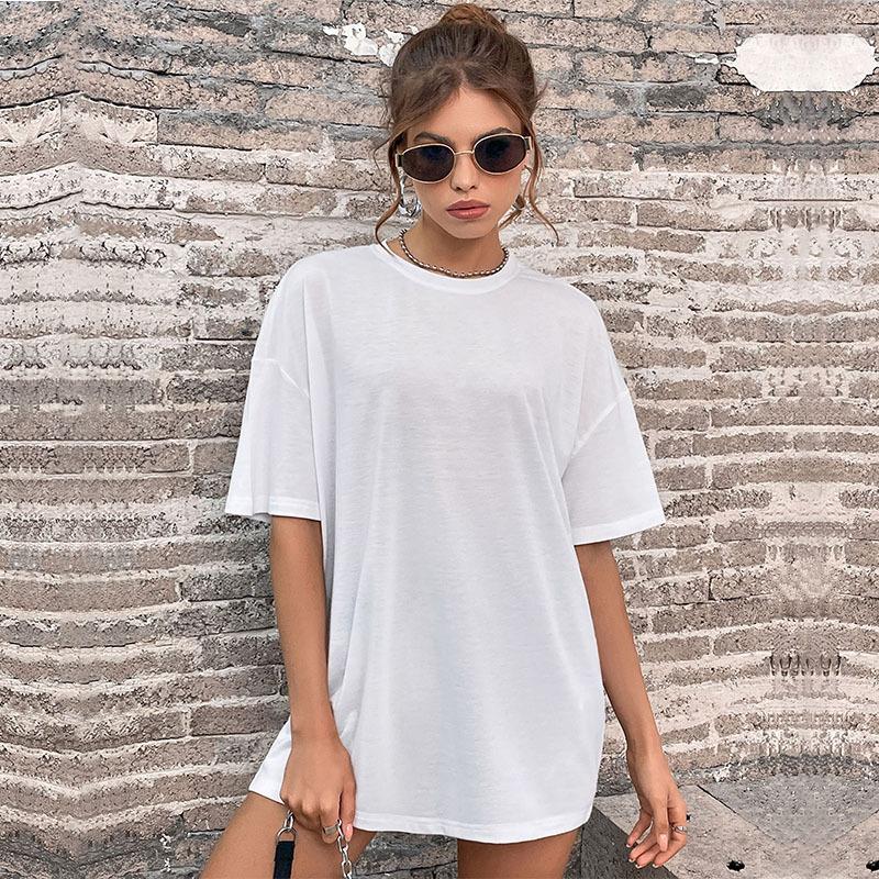 Summer Women S Crew Neck T-Shirt Loose Solid Color Medium And Long Sleeve T-Shirt Casual Pullover XS белый
Summer Women S Crew Neck T-Shirt Loose Solid Color Medium And Long Sleeve T-Shirt Casual Pullover XS белый