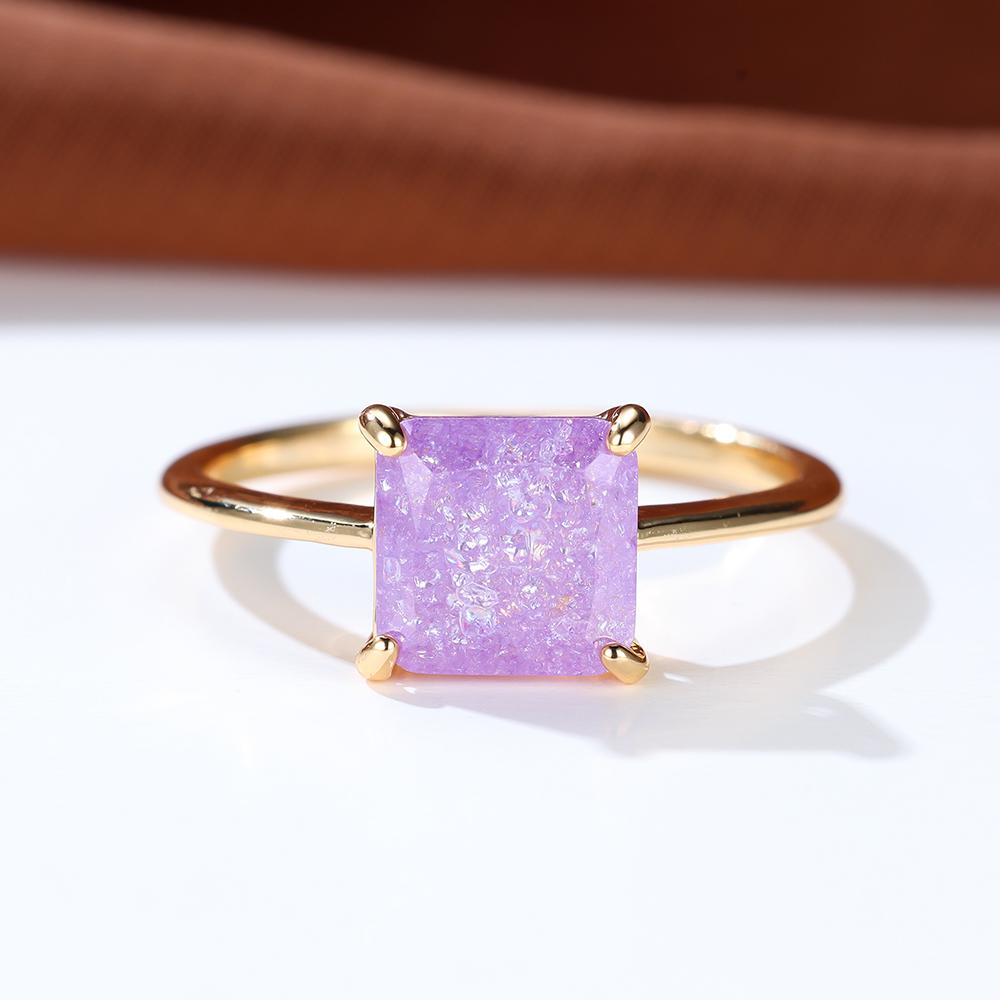 Delicate Purple Yellow Ice Flower Stone Square Rings Silver Gold Color White Zircon Thin Wedding Bands Party For Women 13 фіолетовий
Delicate Purple Yellow Ice Flower Stone Square Rings Silver Gold Color White Zircon Thin Wedding Bands Party For Women 13 фіолетовий